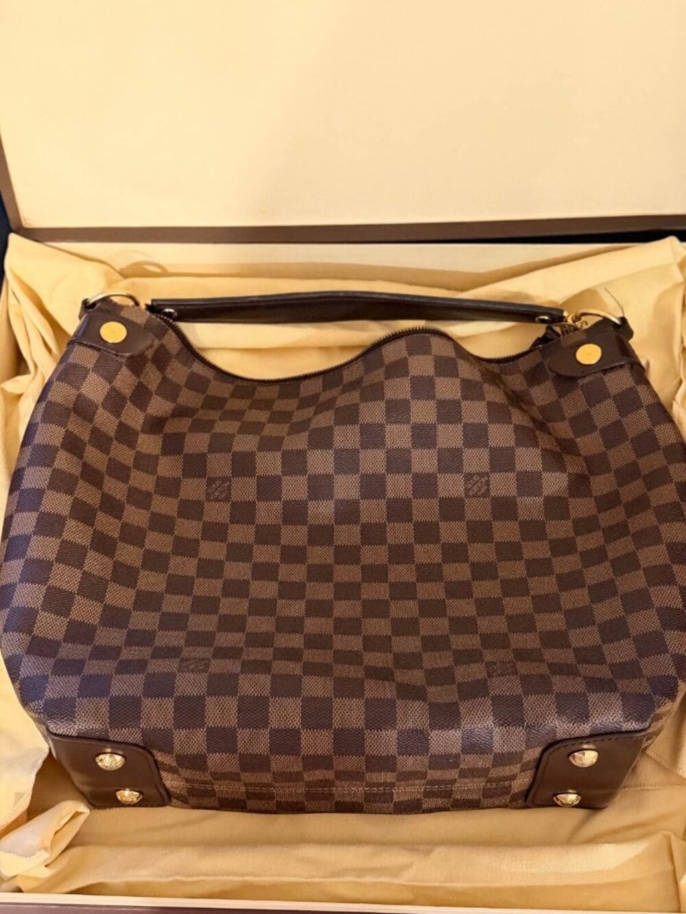 Louis Vuitton Graceful MM Damier Ebene Shoulder Bag - Picture 7 of 11